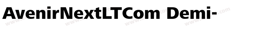 AvenirNextLTCom Demi字体转换